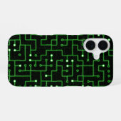 Coque iPhone 16 Carte réseau - (Verso Horizontal)
