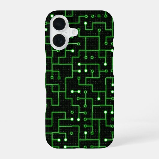 Coque iPhone 16 Carte réseau - (Verso)