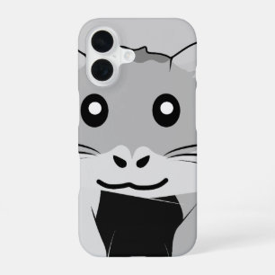 Coque iPhone 16 Cartoon Hamster Scarfed Joy