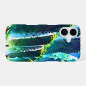 Coque iPhone 16 Cascade Arc-en-Ciel (Verso Horizontal)
