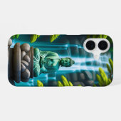 Coque iPhone 16 Cascade Bouddha (Verso Horizontal)