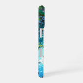 Coque iPhone 16 Cascade dans la forêt printanière (Côté droit)