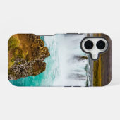 Coque iPhone 16 cascade de Godafoss, Islande (Verso Horizontal)