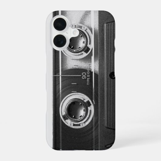Coque iPhone 16 Cassette Compact (Verso)