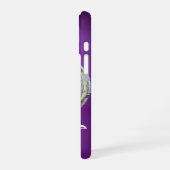 Coque iPhone 16 CAVALIERS DE CRÂNE MONOGRAM Violet (Côté gauche)