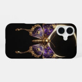 Coque iPhone 16 Celestial Death Moth Crescent Moon Phone Case (Verso Horizontal)