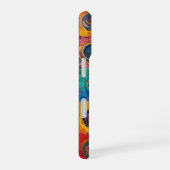 Coque iPhone 16 Cercles Abstraits (Côté droit)