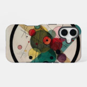 Coque iPhone 16 Cercles abstraits de Kandinsky (Verso Horizontal)