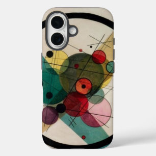 Coque iPhone 16 Cercles abstraits de Wassily Kandinsky