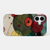 Coque iPhone 16 Cercles Abstraits Kandinsky (Verso Horizontal)