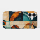 Coque iPhone 16 Cercles d'intersection (Verso Horizontal)