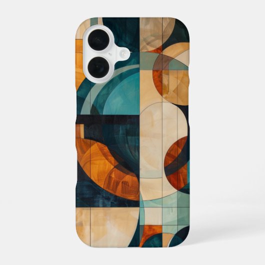 Coque iPhone 16 Cercles d'intersection (Verso)