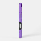 Coque iPhone 16 Cercles pourpres (Côté droit)