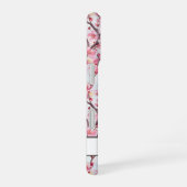 Coque iPhone 16 Cerisiers Fleuris Sakura Monogrammés (Côté droit)
