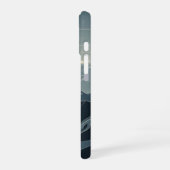 Coque iPhone 16 Chaîne de montagnes vintage (Côté gauche)