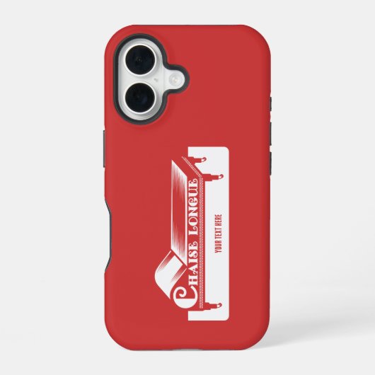Coque iPhone 16 Chaise Longue (Verso)