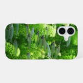 Coque iPhone 16 Chalet de poisson d'argent transparent (Verso Horizontal)