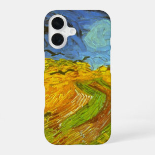 Coque iPhone 16 Champ de blé avec corbeaux de Vincent van Gogh