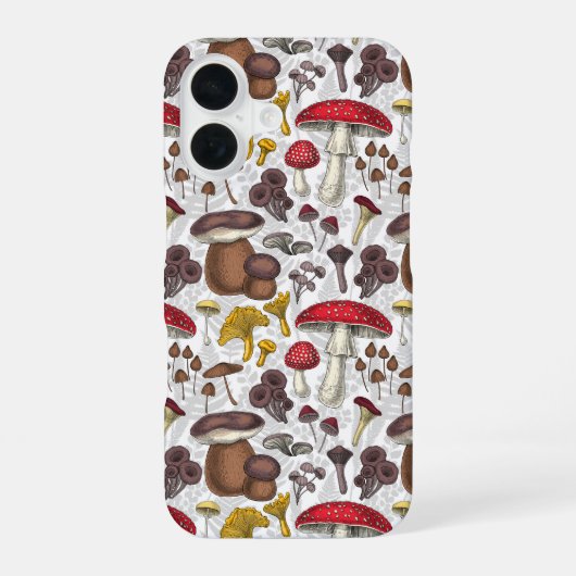 Coque iPhone 16 Champignons sauvages (Verso)