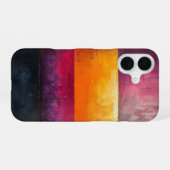 Coque iPhone 16 Champs de Violet Ember (Verso Horizontal)