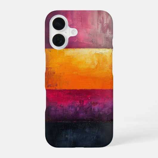 Coque iPhone 16 Champs de Violet Ember (Verso)