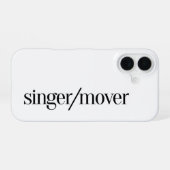 Coque iPhone 16 Chanteur/Danseur (Verso Horizontal)