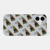 Coque iPhone 16 Chapeau de singe volant maléfique de l'assistant v (Verso Horizontal)