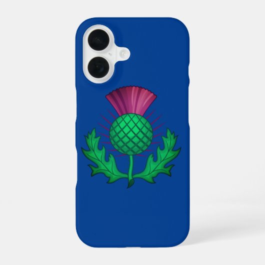 Coque iPhone 16 Chardon Écossais (Verso)