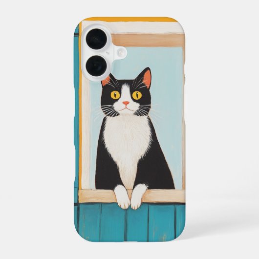 Coque iPhone 16 Charming Chat in Window (Verso)
