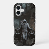 Coque iPhone 16 Chasse à l'ombre - Forêt Rogue Guerrier (Verso)