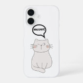 Coque iPhone 16 chat (Verso)