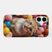 Coque iPhone 16 Chat Candyland (Verso Horizontal)