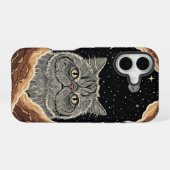 Coque iPhone 16 Chat Cosmique (Verso Horizontal)