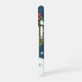 Coque iPhone 16 Chat de Noël (Côté gauche)