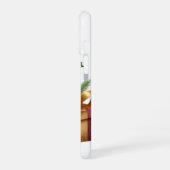Coque iPhone 16 Chat de Noël festif personnalisable (Côté gauche)