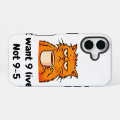 Coque iPhone 16 Chat Drôle (Verso Horizontal)