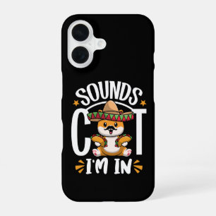 Coque iPhone 16 Chat drôle Cinq De Mayo Cadeau Sombrero Amoureux d
