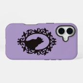 Coque iPhone 16 Chat gothique (Verso Horizontal)
