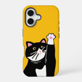 Coque iPhone 16 Chat joueur (Verso)
