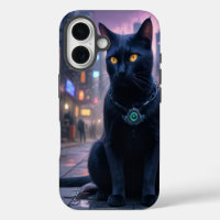 Chat kitty futuriste rétro