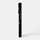 Coque iPhone 16 Chat le plus froid avec lunettes de soleil Noir (Côté gauche)