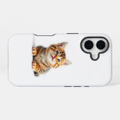 Coque iPhone 16 Chat mignon (Verso Horizontal)