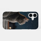 Coque iPhone 16 Chat Nuit Étoilée (Verso Horizontal)