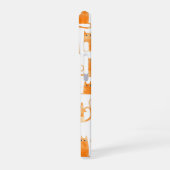 Coque iPhone 16 Chat orange amusant (Côté gauche)