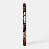 Coque iPhone 16 Chat pirate avec bière (Côté gauche)