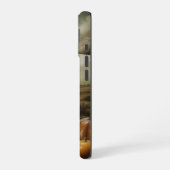 Coque iPhone 16 Chat sorcière avec citrouilles (Côté gauche)