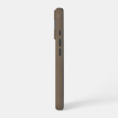 Coque iPhone 16 Chat tigré gris fumeux (Côté gauche)