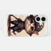 Coque iPhone 16 Chat, voyou (Verso Horizontal)
