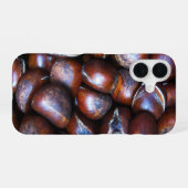 Coque iPhone 16 Châtaignes (Verso Horizontal)
