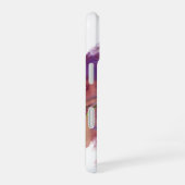Coque iPhone 16 CHATON VIOLET,PORTRAIT DE CHAT,Blanc (Côté droit)
